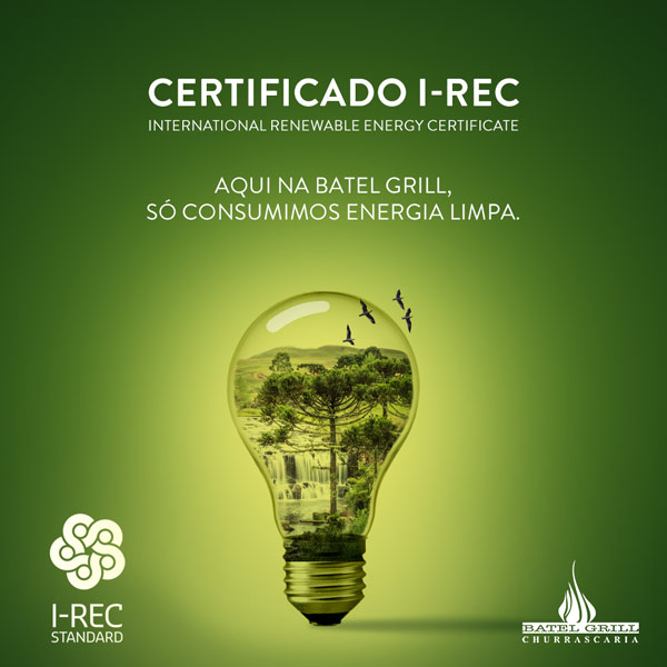 Certificado I-REC Energia Limpa